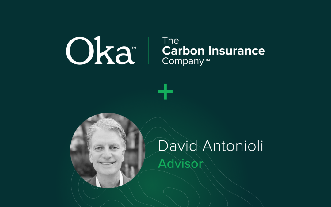 Oka™ Welcomes David Antonioli, Former CEO at Verra and Carbon Market Leader, to Advisory Board